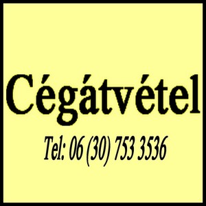 Cgtads, Cgelads, kft tvtel, cgtvtel tartozssal. 