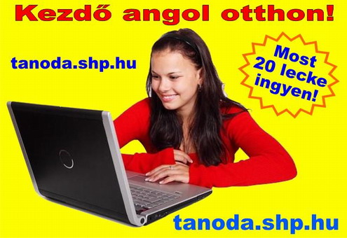 Online angol, angol otthon kezdőknek