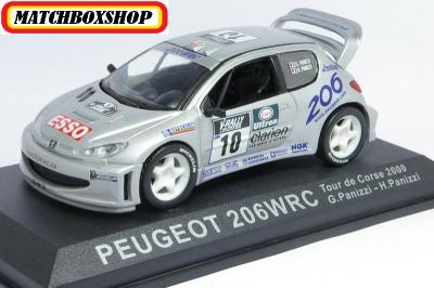 IXO Peugeot 206 WRC - 2000 Tour de Corse 1:43 - matchboxshop