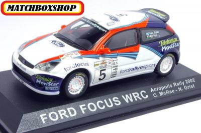 IXO Ford Focus WRC - 2002 Acropolis 1:43 - matchboxshop