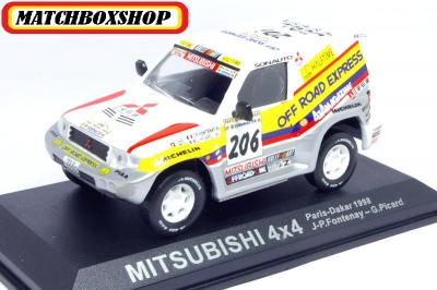IXO Mitsubishi 4x4 - 1998 Paris Dakar 1:43 - matchboxshop