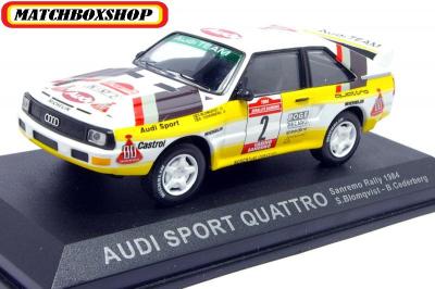 IXO Audi Sport Quattro - 1984 San Remo 1:43 - matchboxshop